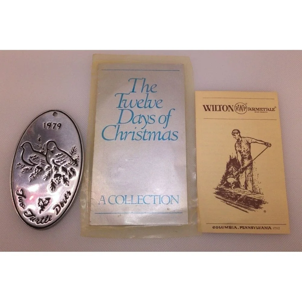 WILTON ARMETALE‎ Ornament Adult OS Silver Excellent Twelve Days of Christmas